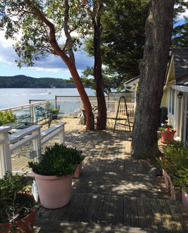 orcas island waterfront cottage